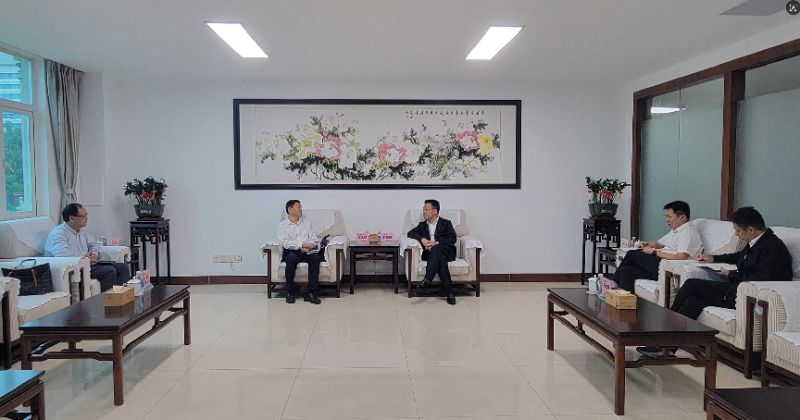 吴太能拜访中国石化海南石油负责人